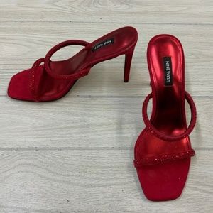 Nine West Zarleen 2 Sandals, Women's Size 8.5 M, Red MSRP $79